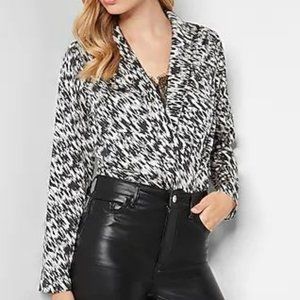 Express Clothing lace inset bodysuit NWT size L